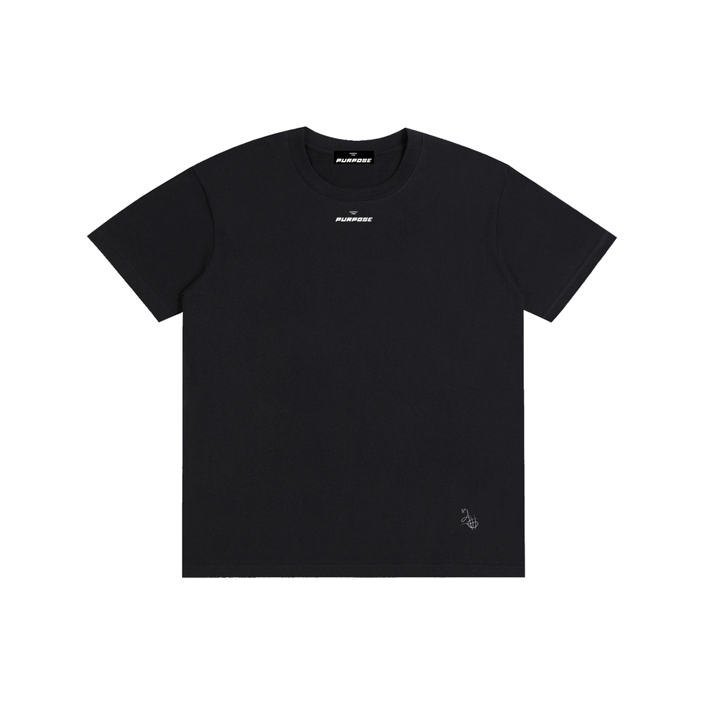 Puro Cotton ,T-shirt,Black,HFP,Blank ,Small logos