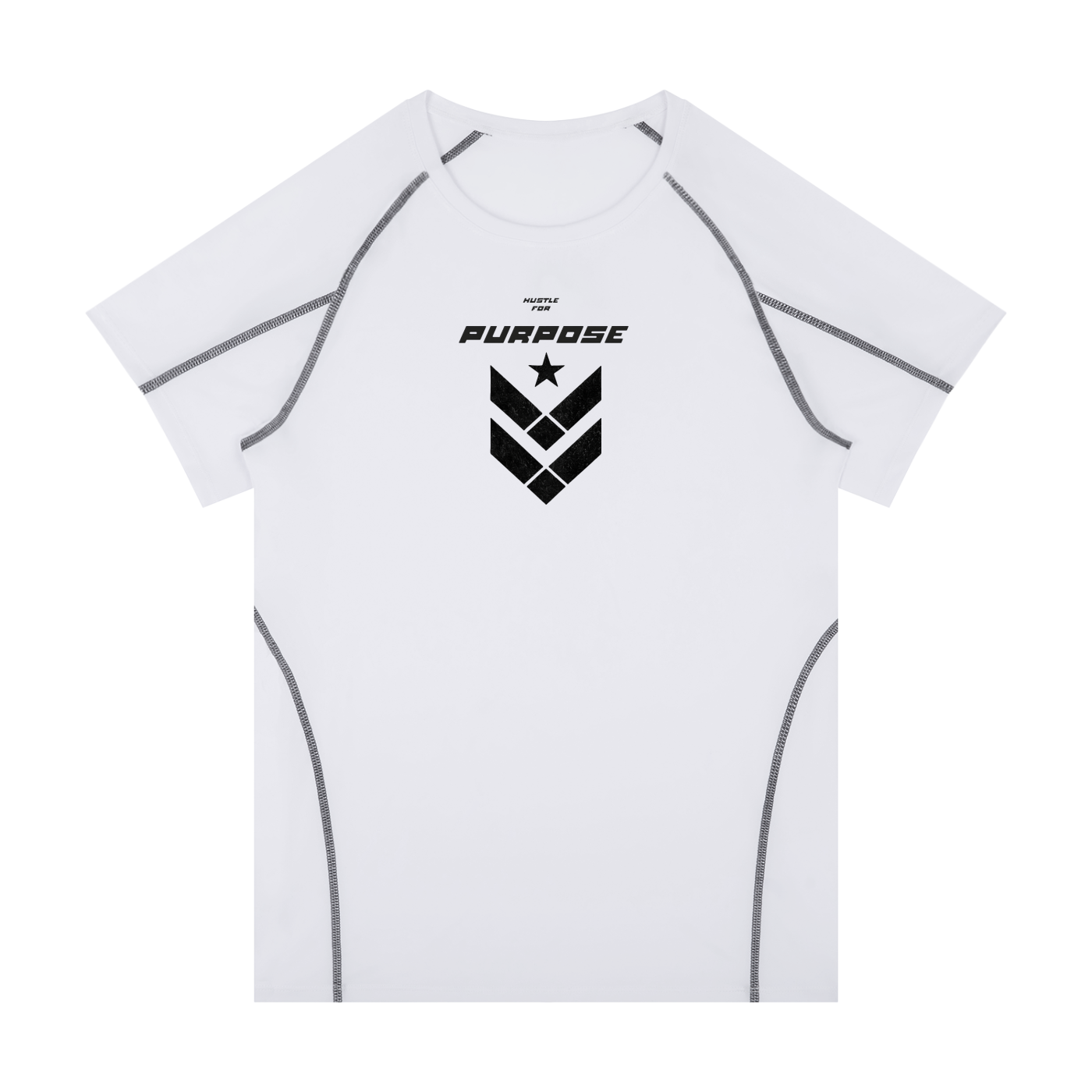Compresion Contrast Stitch T-Shirt