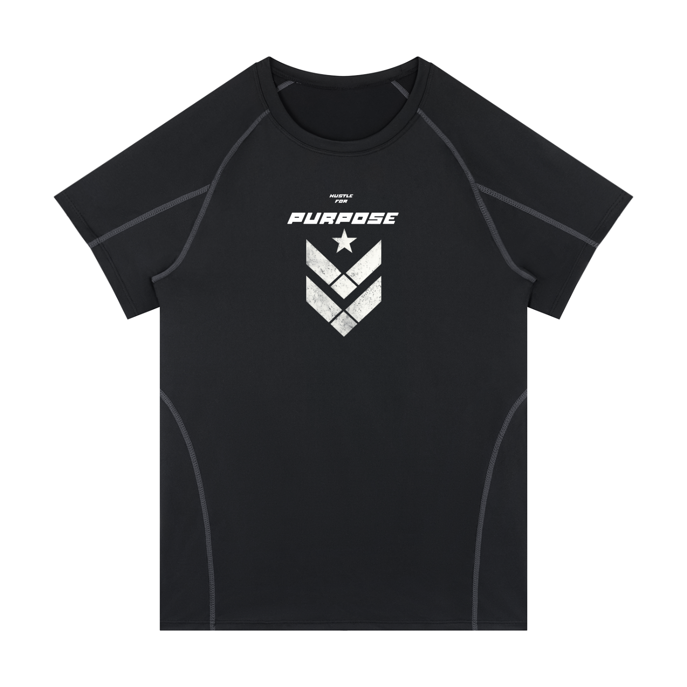 Compresion Contrast Stitch T-Shirt