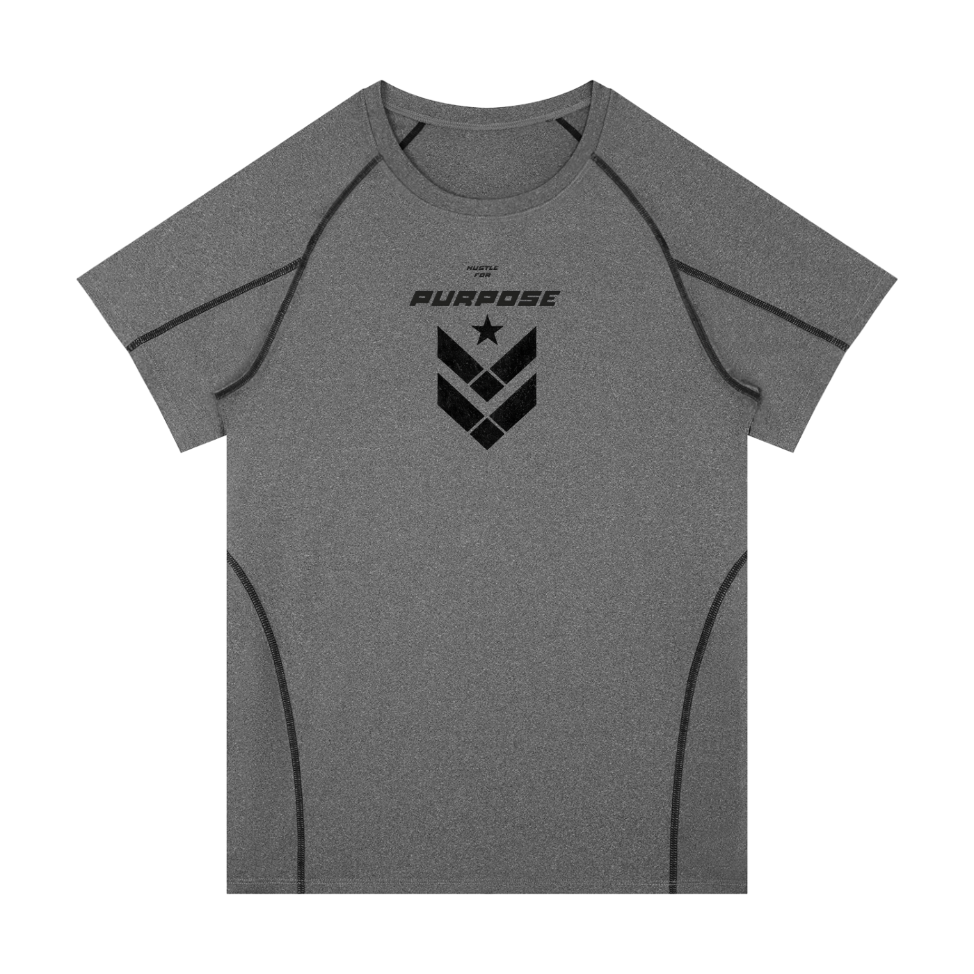 Compresion Contrast Stitch T-Shirt